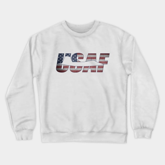 USAF F22 Raptor Crewneck Sweatshirt by Wykd_Life